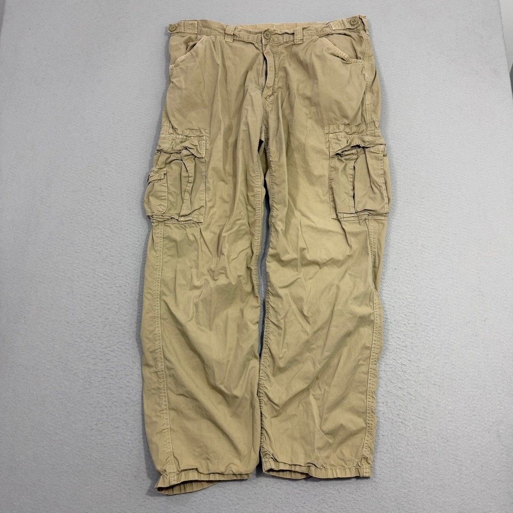 Vintage Polo Ralph Lauren Cargo Pants Mens 38x32 Classic Fit Cotton Multi Pocket